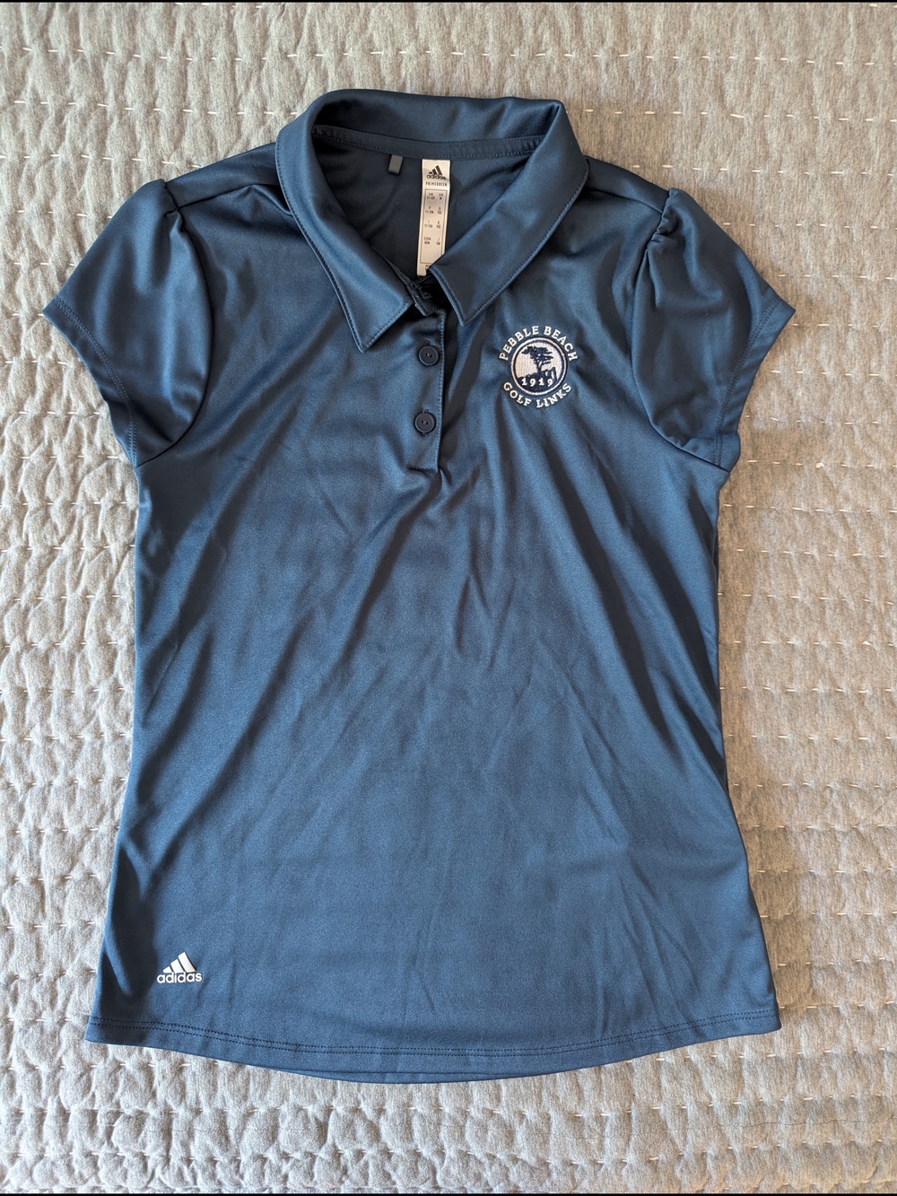 Nike Girls Navy Pebble Beach Golf Polo - Like New - Size 10 (L)